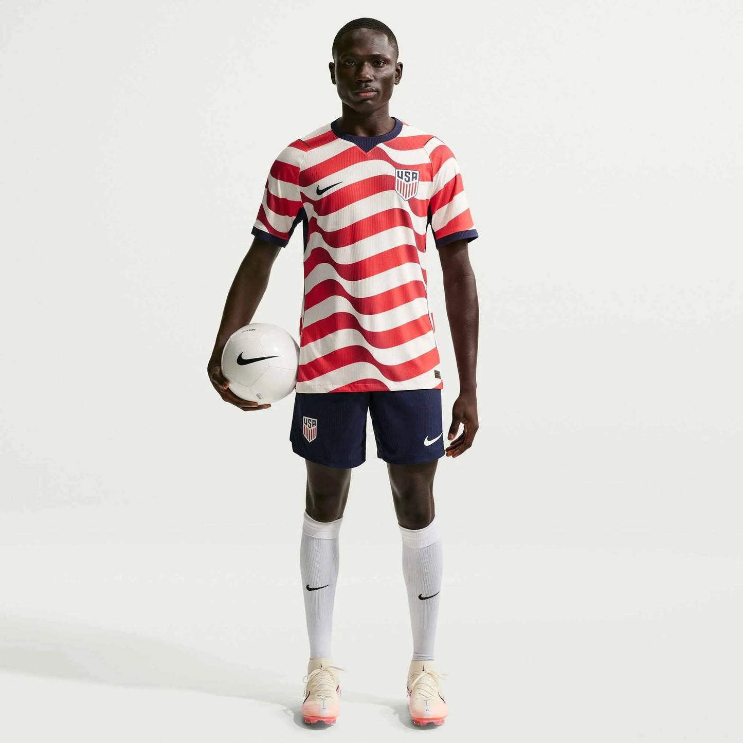 2026-27 USMNT Men's Authentic Home Soccer Jersey Sail/Midnight Navy/Midnight Navy