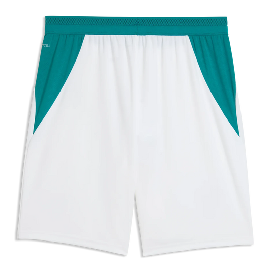 2026-27 Portugal Men's Stadium Away Shorts Puma White-Green Lagoon
