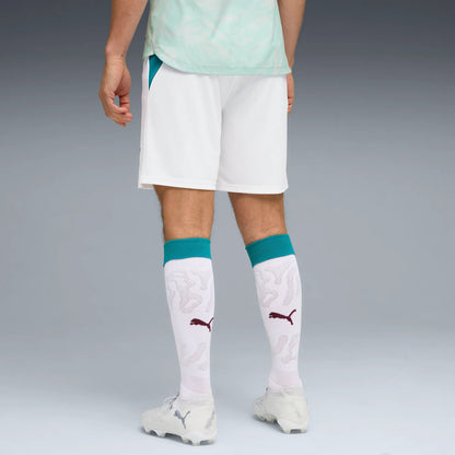 2026-27 Portugal Men's Stadium Away Shorts Puma White-Green Lagoon