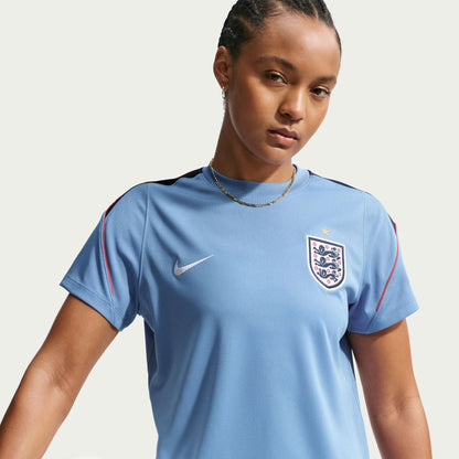 2026-27 England Women's Strike Top Work Blue/Obsidian/White