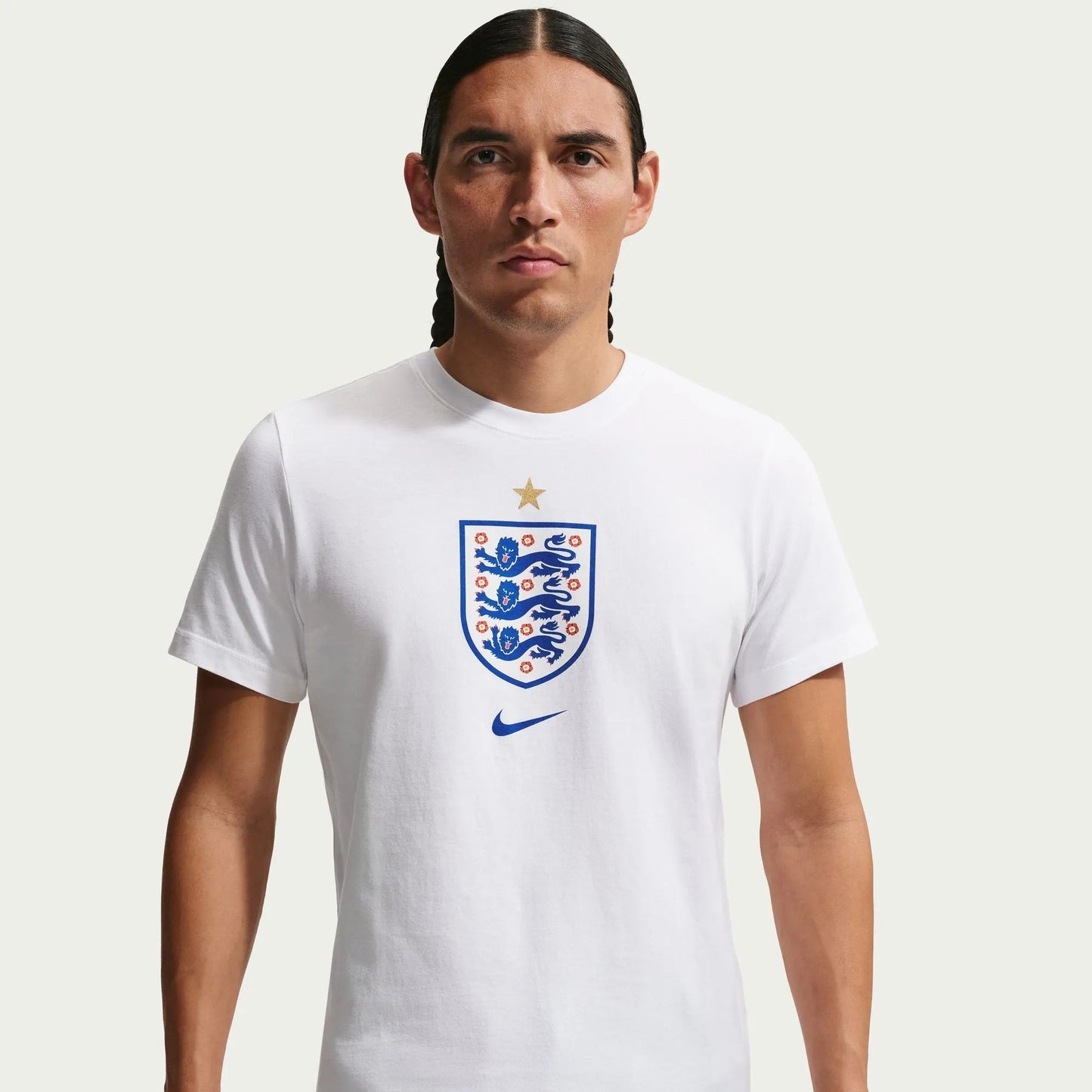 2026-27 England Men's Crest Tee White