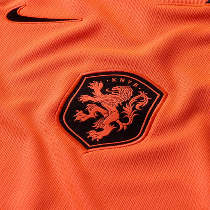 2026-27 Netherlands Youth Stadium Home Soccer Jersey Hyper Crimson/Black