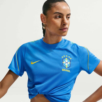 2026-27 Brazil Women's Strike Top Lt Photo Blue/Light Menta/Midwest Gold