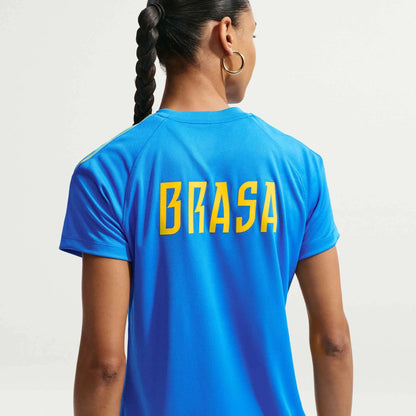 2026-27 Brazil Women's Strike Top Lt Photo Blue/Light Menta/Midwest Gold