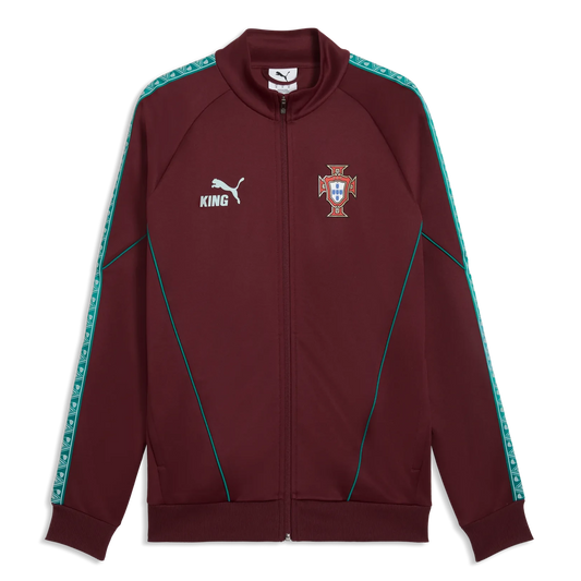 2026-27 Portugal Men's KING Anthem Jacket Ruby Shimmer-Sea Glass