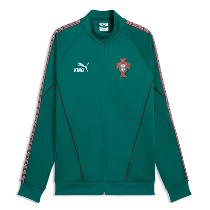 2026-27 Portugal Men's KING Anthem Jacket Green Lagoon-Ruby Shimmer