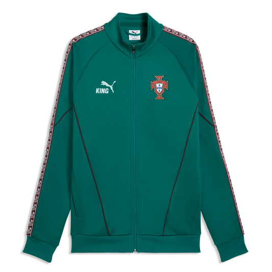 2026-27 Portugal Men's KING Anthem Jacket Green Lagoon-Ruby Shimmer