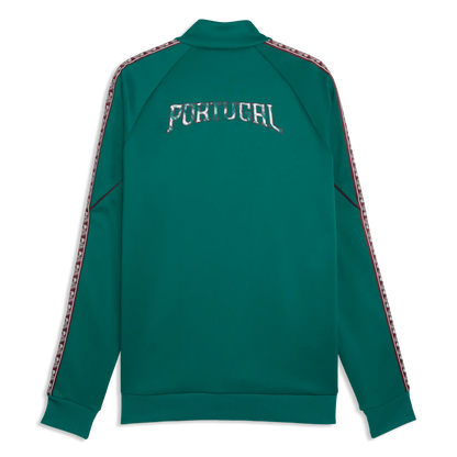 2026-27 Portugal Men's KING Anthem Jacket Green Lagoon-Ruby Shimmer