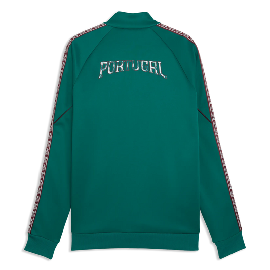 2026-27 Portugal Men's KING Anthem Jacket Green Lagoon-Ruby Shimmer