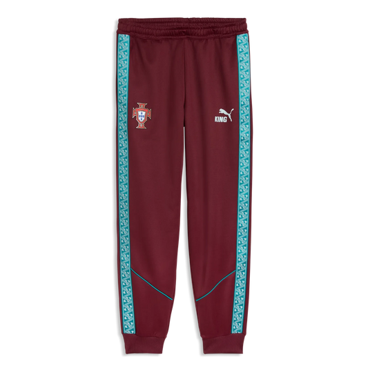 2026-27 Portugal Men's KING Anthem Pants Ruby Shimmer-Sea Glass